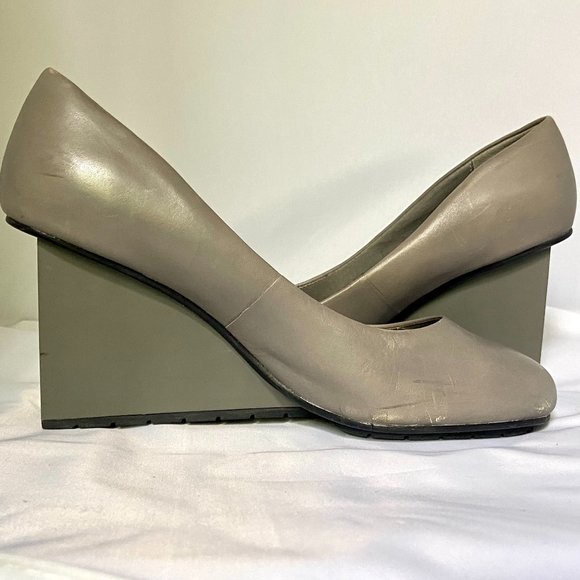 United Nude Leather Solid Pump Hi Gray - Picture 1 of 11